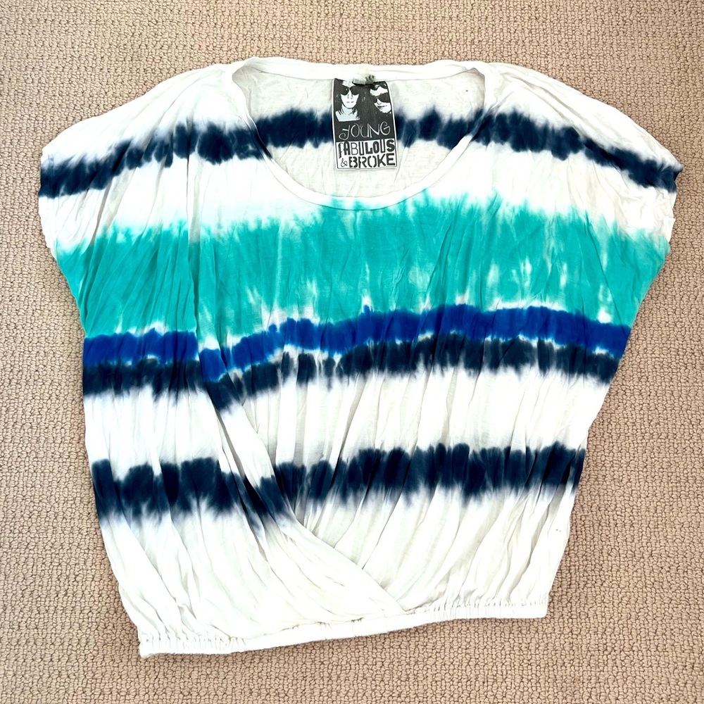 Young, Fabulous & Broke Tie dye t shirt